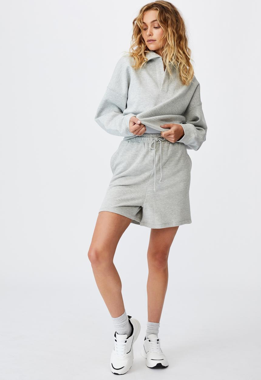 Cotton On - Clubhouse short - grey marle