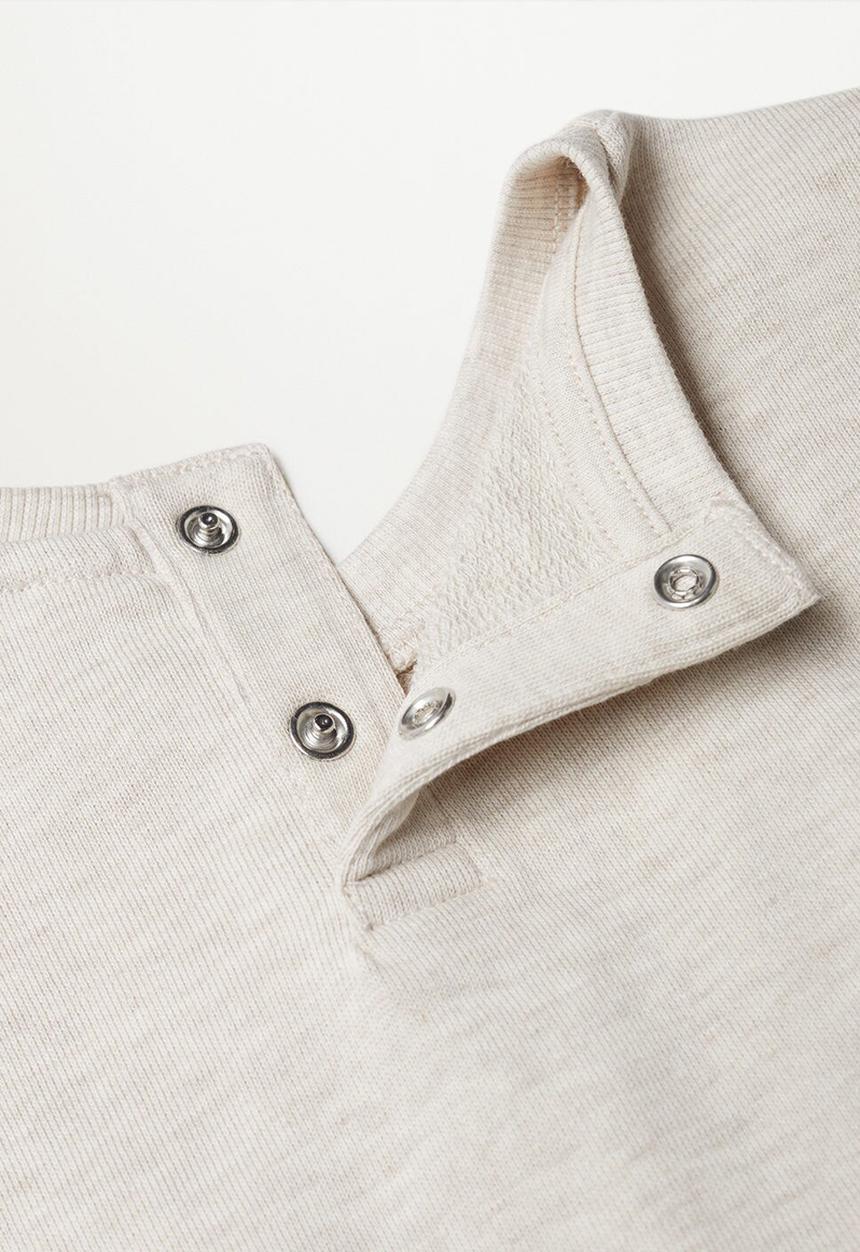 MANGO - Daisy sweatshirt - light beige