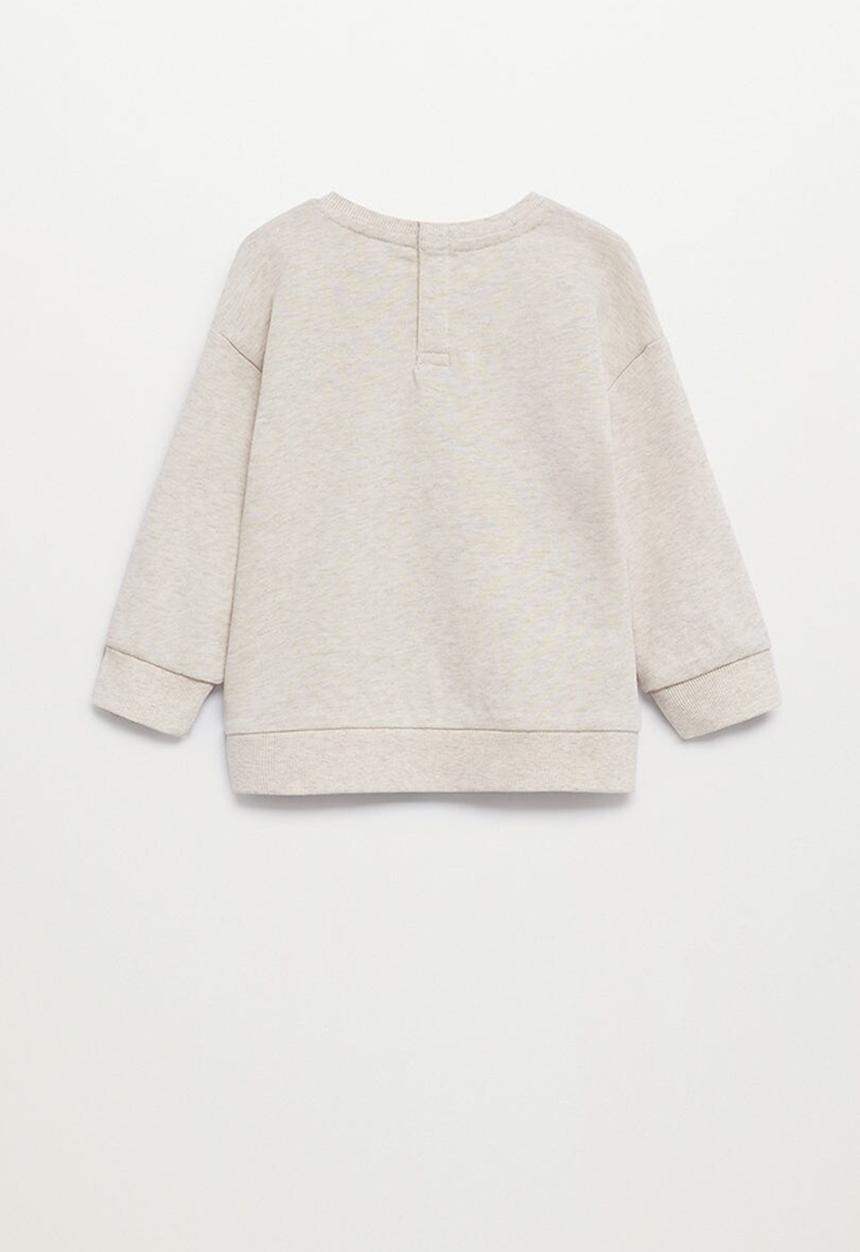 MANGO - Daisy sweatshirt - light beige