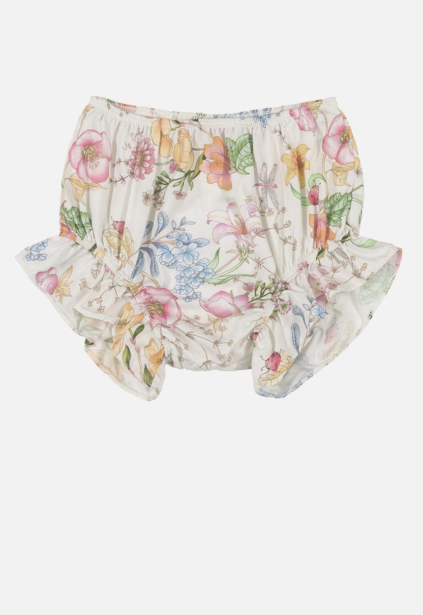 UP Baby - Tee & woven shorts set - off white