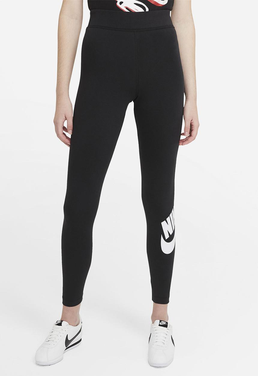 Nike - Plus nsw essential high rise leggings - black/white