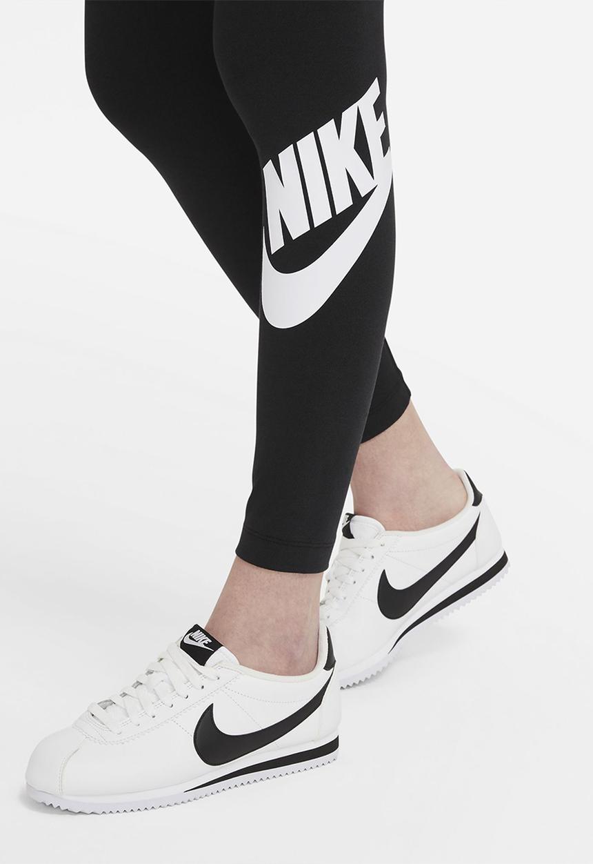 Nike - Plus nsw essential high rise leggings - black/white