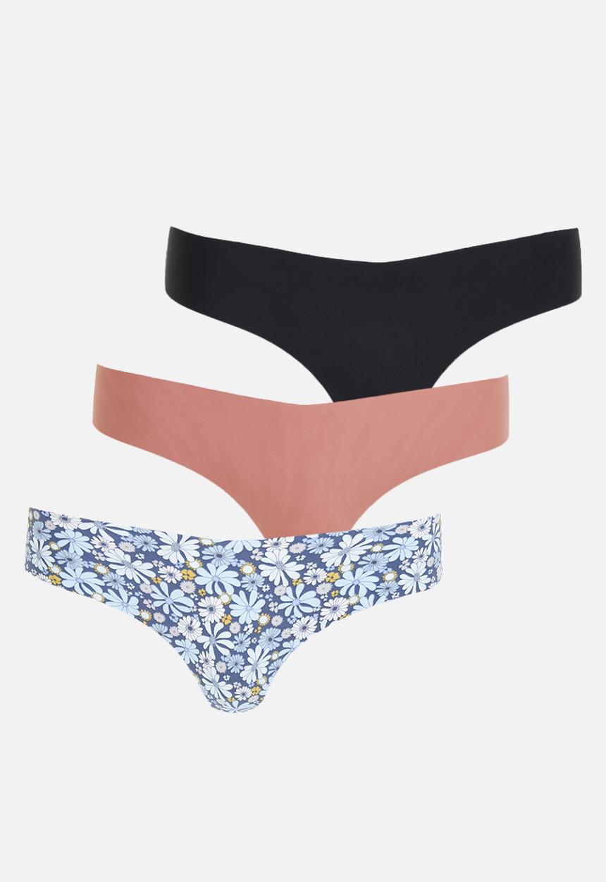 Cotton On - The invisible g string brief 3 pack - multi 