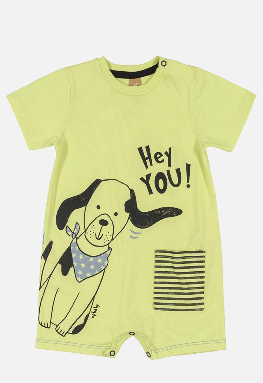 UP Baby - Hey you romper - yellow