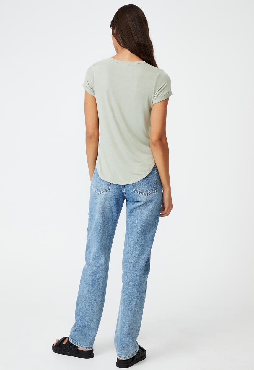 Cotton On - Kathleen short sleeve top - sage
