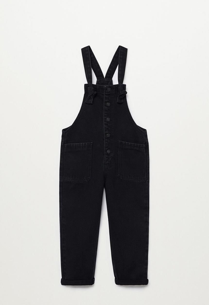 MANGO - Marine dungarees - black