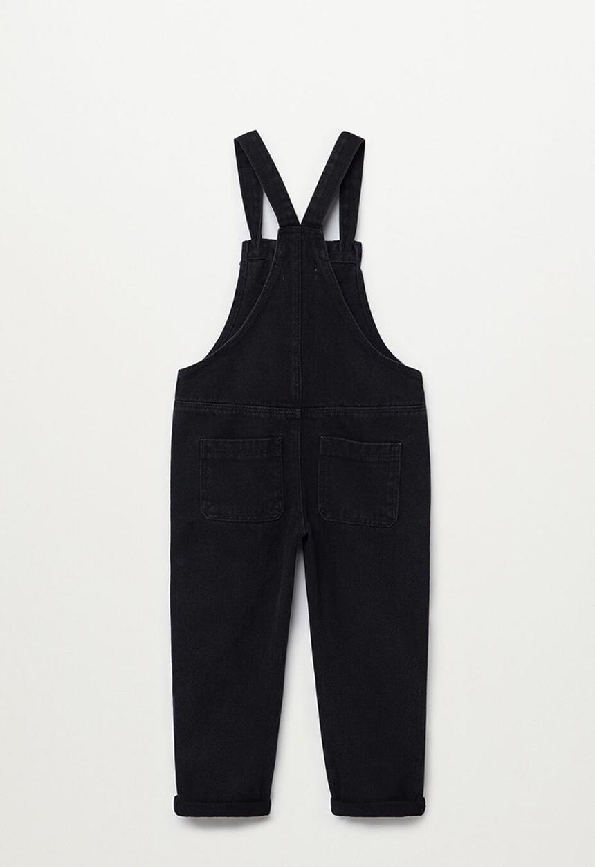 MANGO - Marine dungarees - black