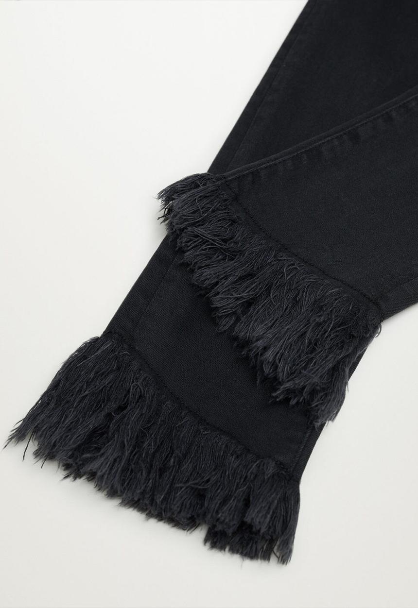 MANGO - Jeans shark - black