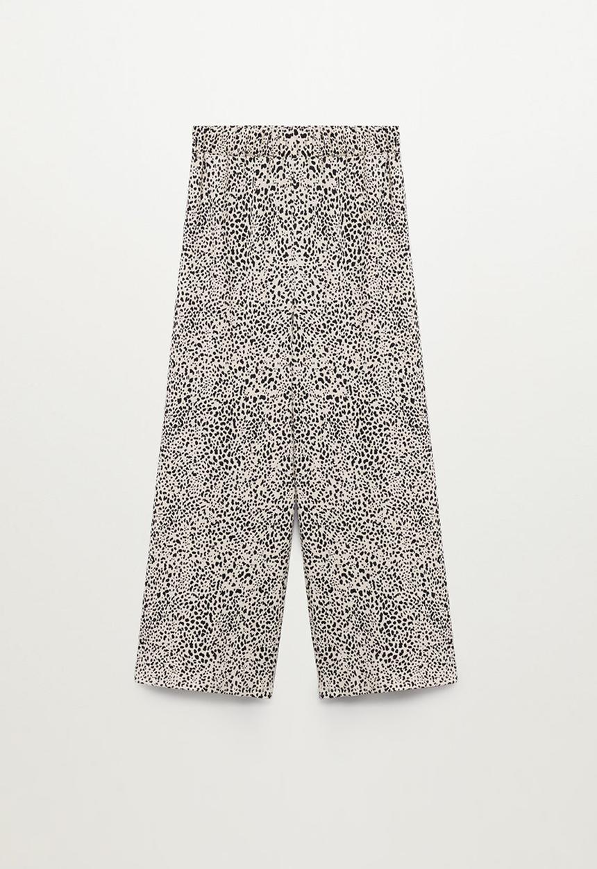 MANGO - Trousers leopart - multi