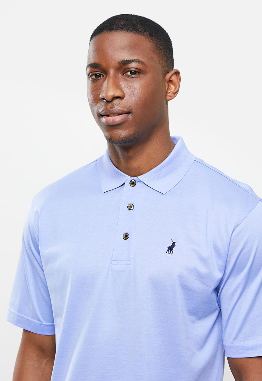 POLO - Lincoln golfer - light blue