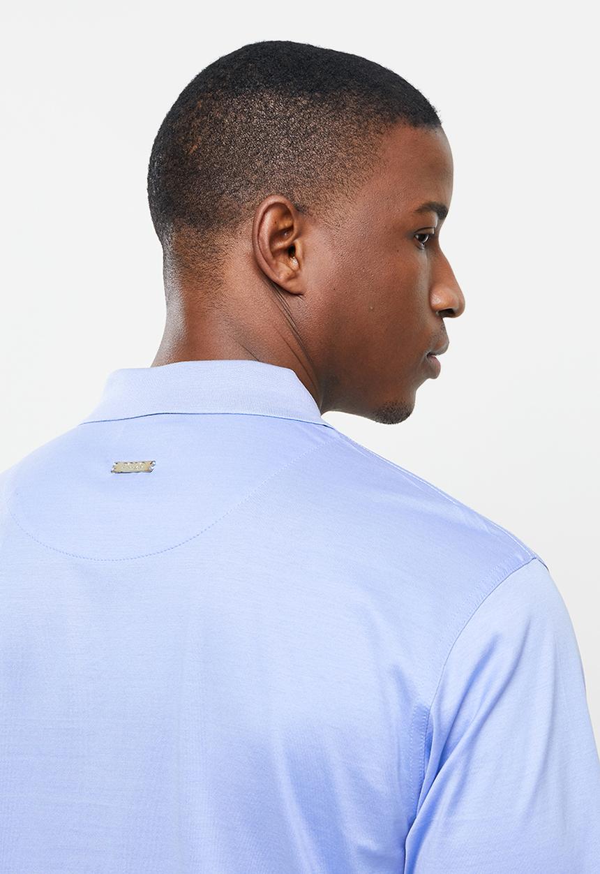 POLO - Lincoln golfer - light blue