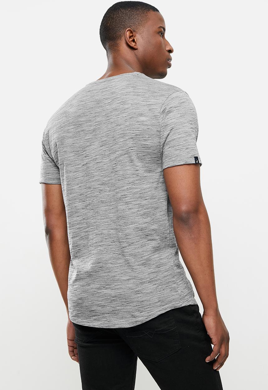 POLO - Oliver spacedyed short sleeve tee - grey