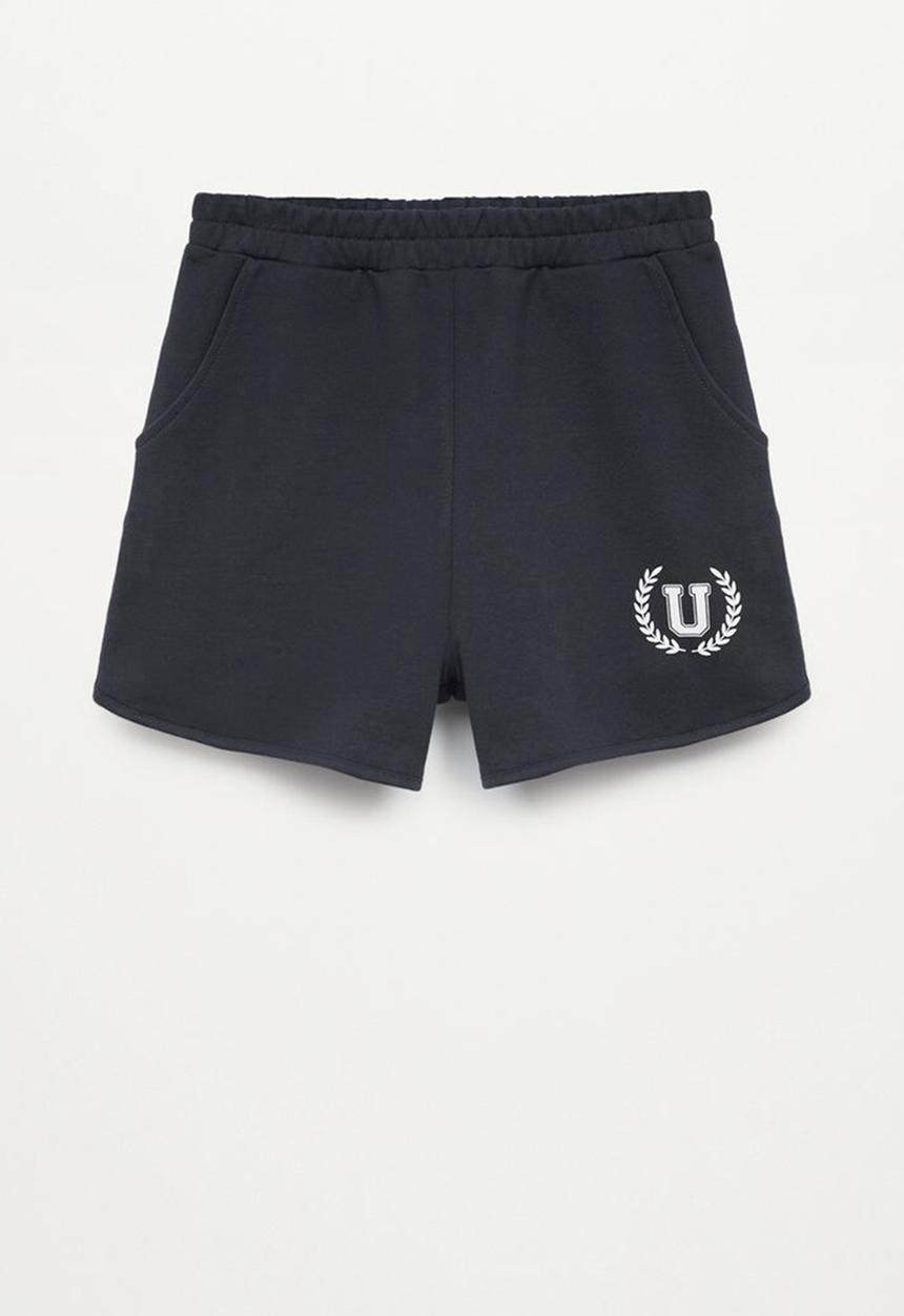 MANGO - Shorts college - black