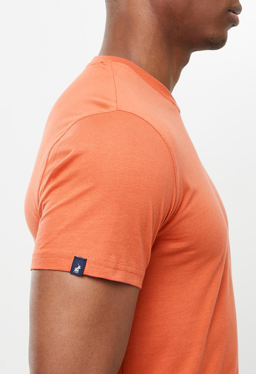 POLO - Michael v-neck short sleeve tee - orange