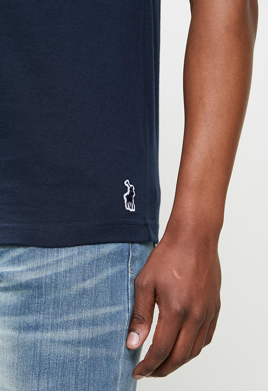 POLO - Rene short sleeve golfer - navy
