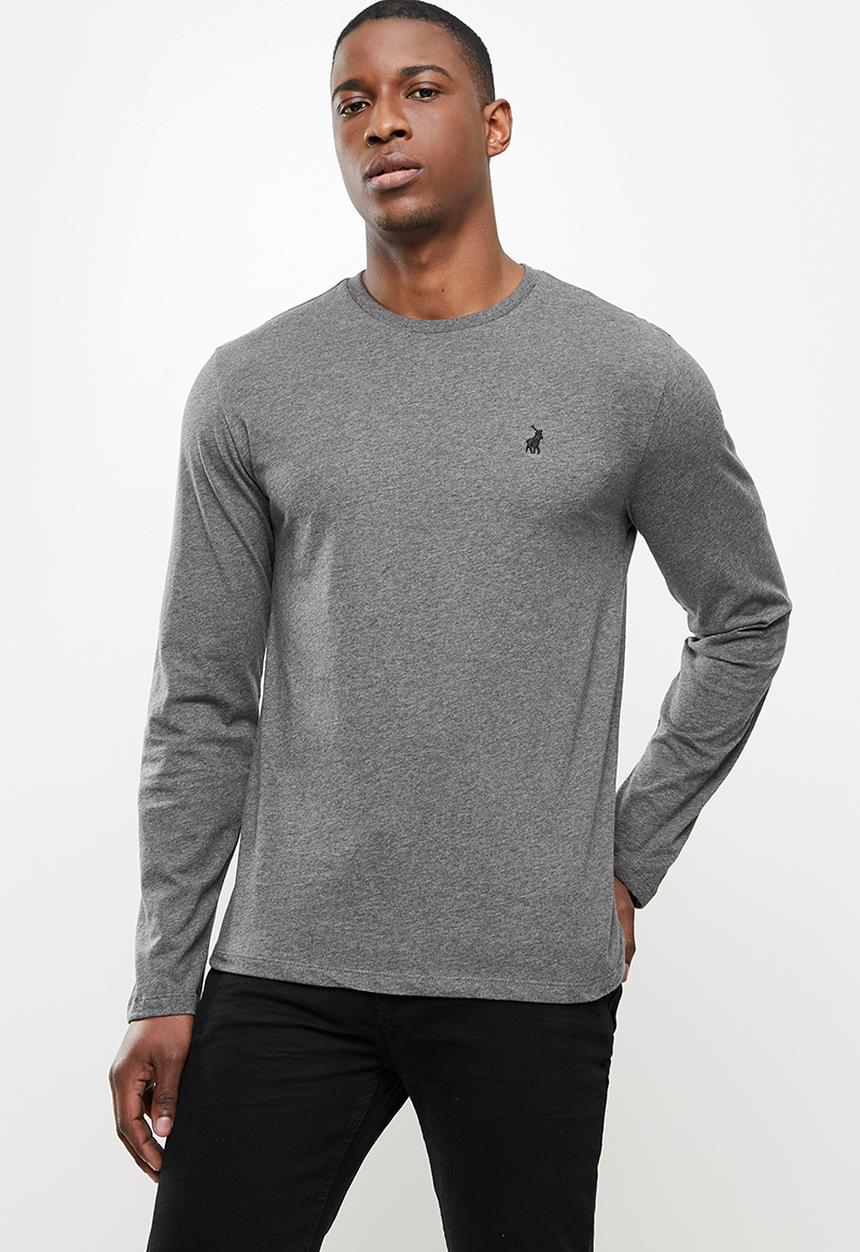 POLO - Paul crew neck tee - charcoal