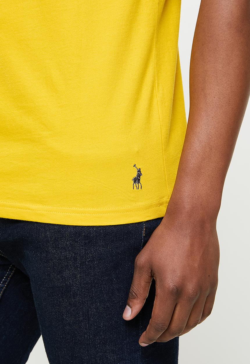 POLO - Kyle debossed tee - yellow