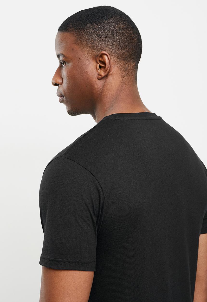 POLO - Cory crest crew neck tee - black