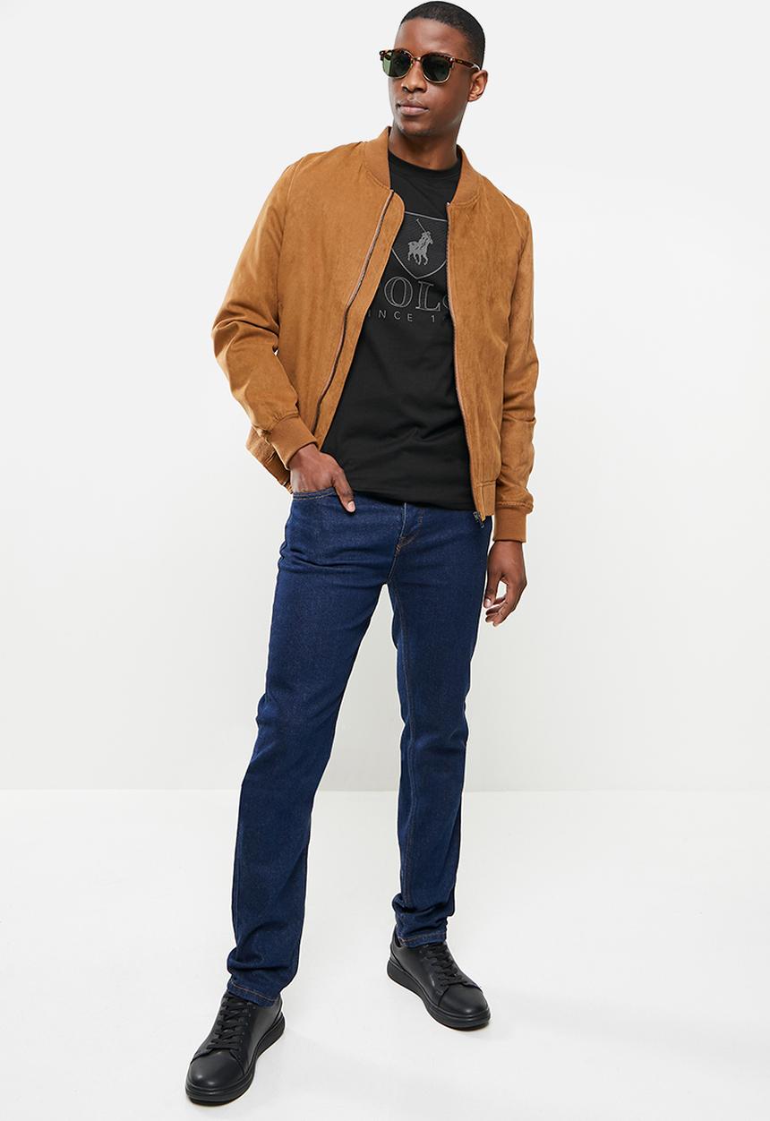 POLO - Cory crest crew neck tee - black