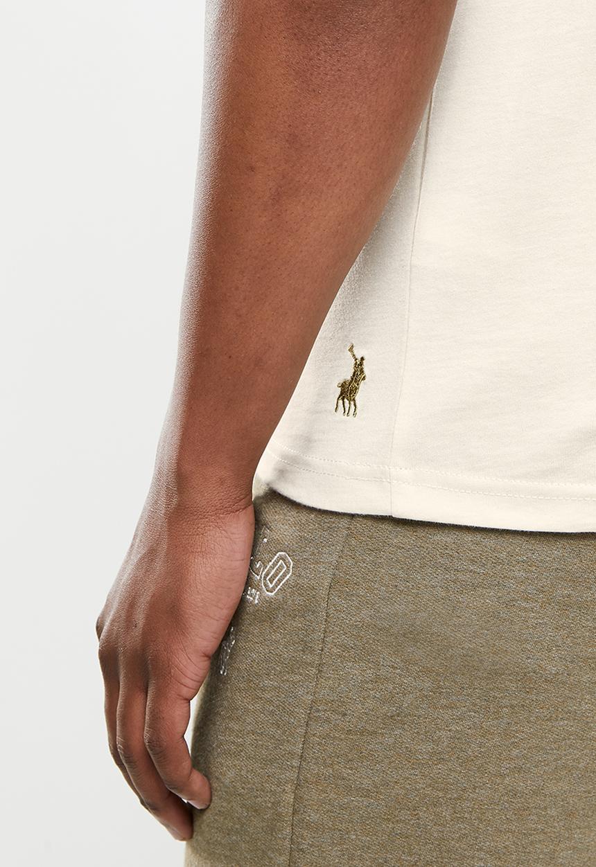 POLO - Scelo logo tee - neutral