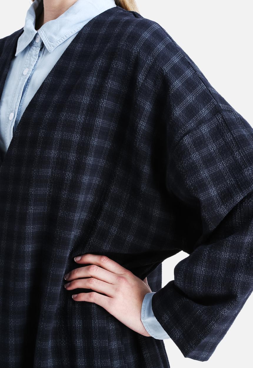 Native Youth - Check Duster Coat