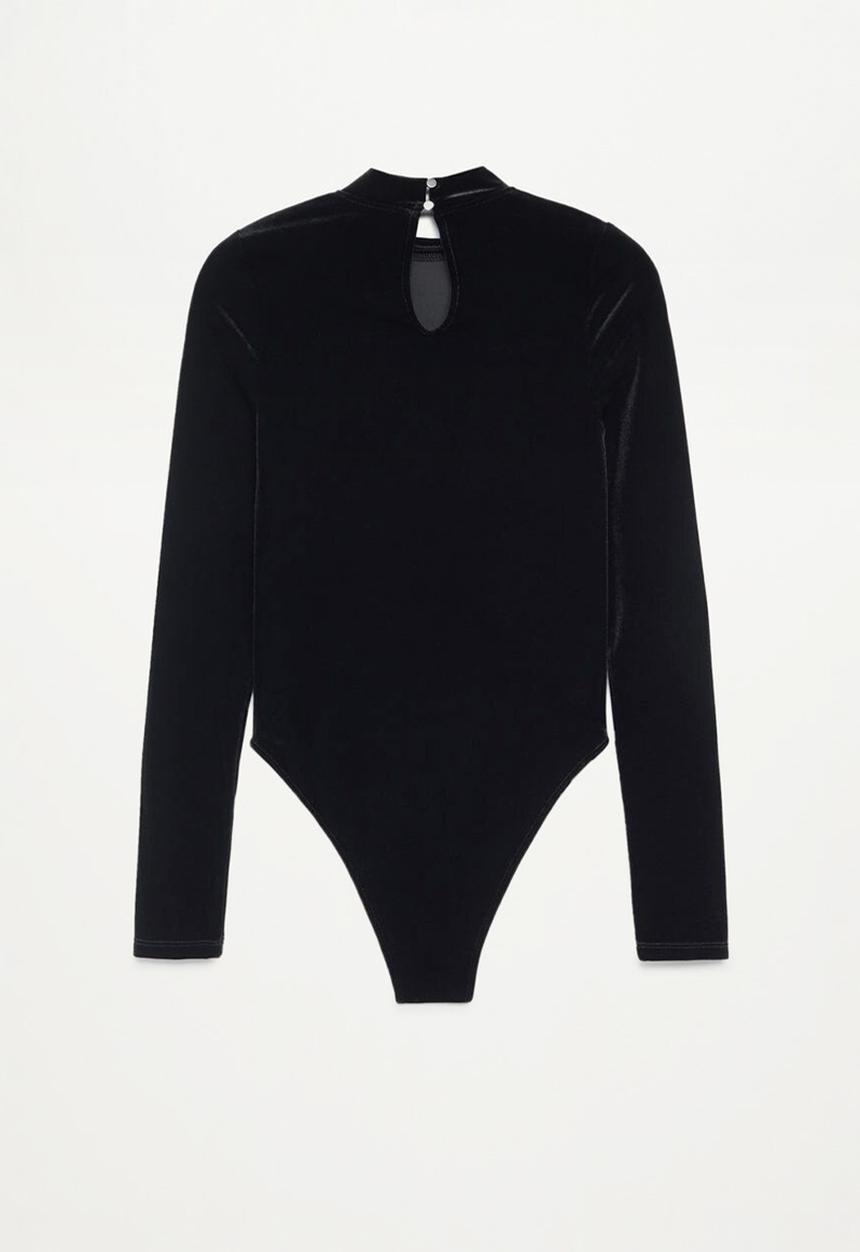 MANGO - Body brilli - black