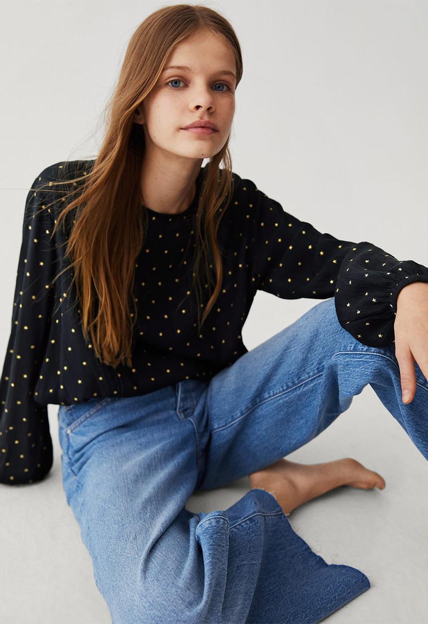 MANGO - Blouse monaco - black