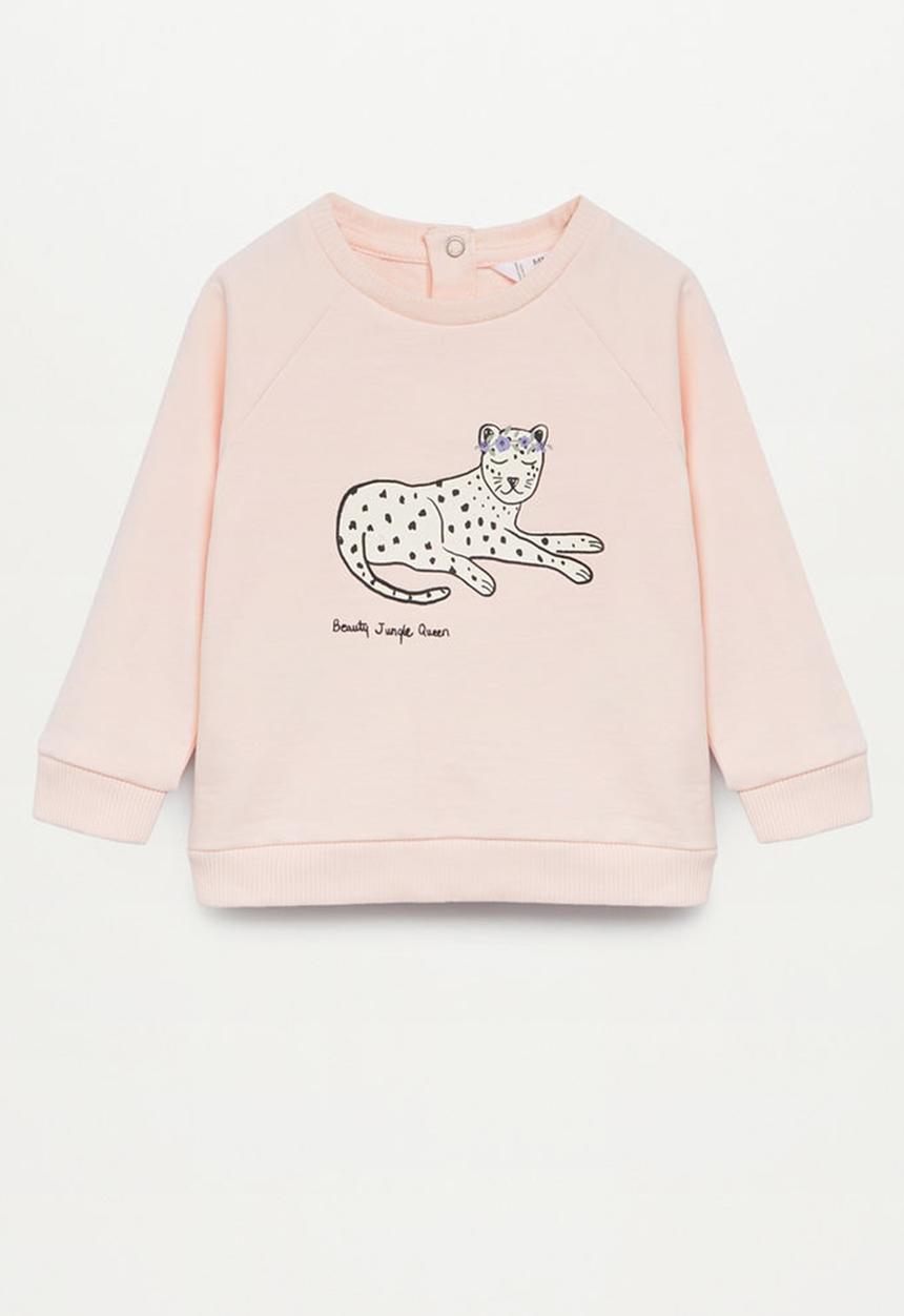 MANGO - Beauty sweatshirt - medium pink