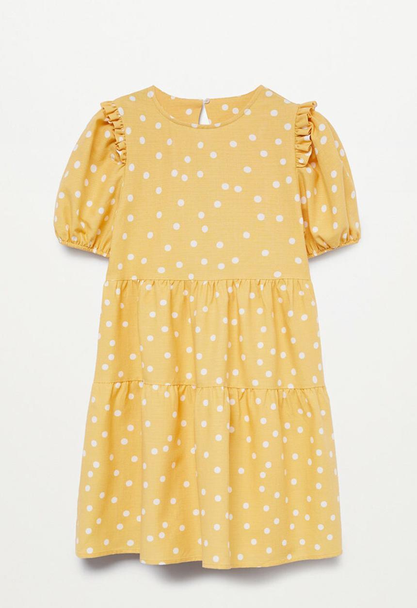 MANGO - Donna dress - bright yellow