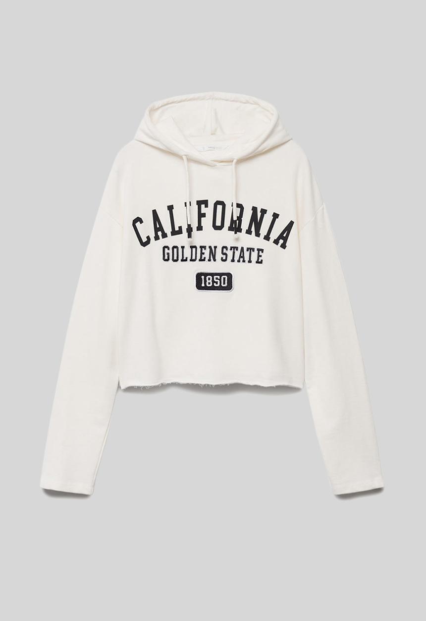 MANGO - Sweatshirt californ - white