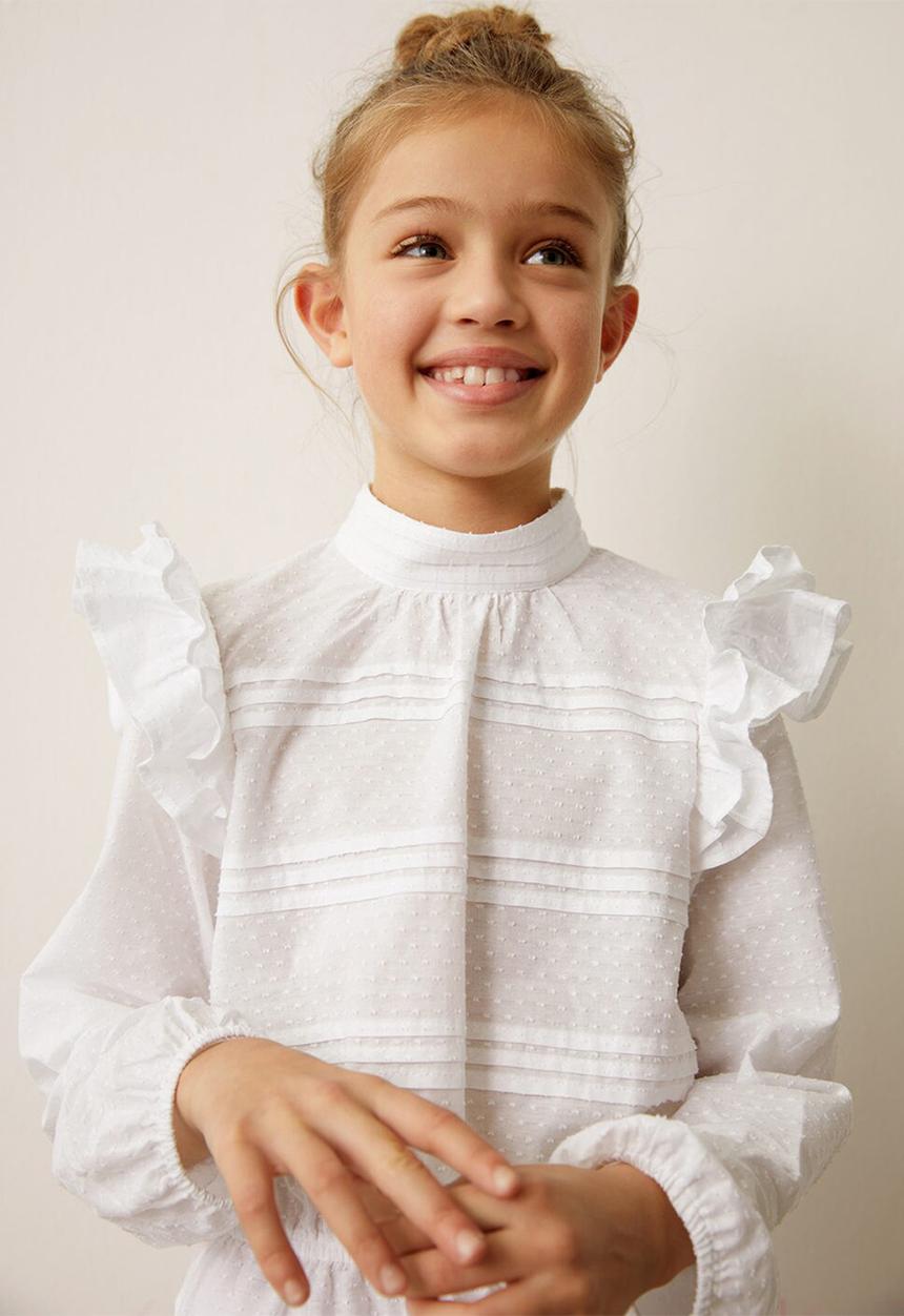 MANGO - Blouse yvette - white