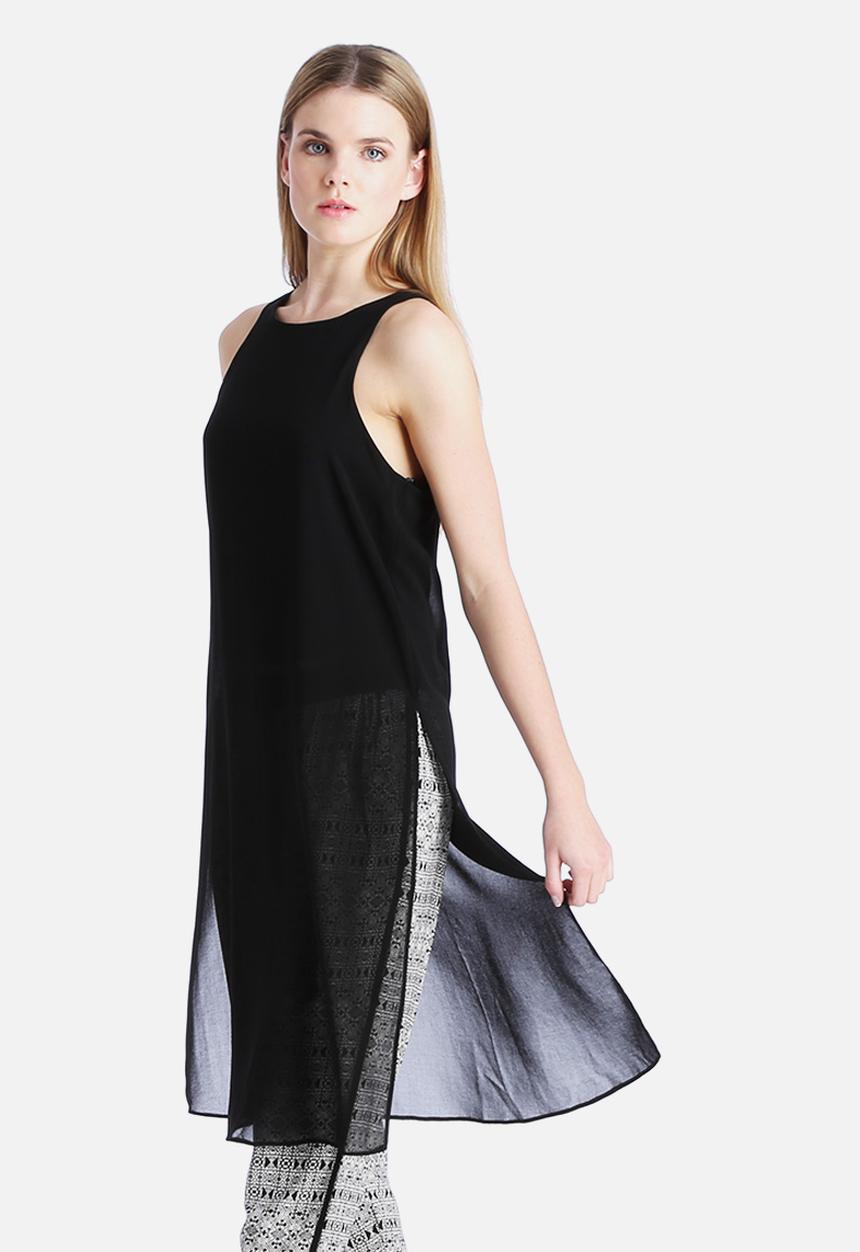 New Look - Go Longline Split Side Tank