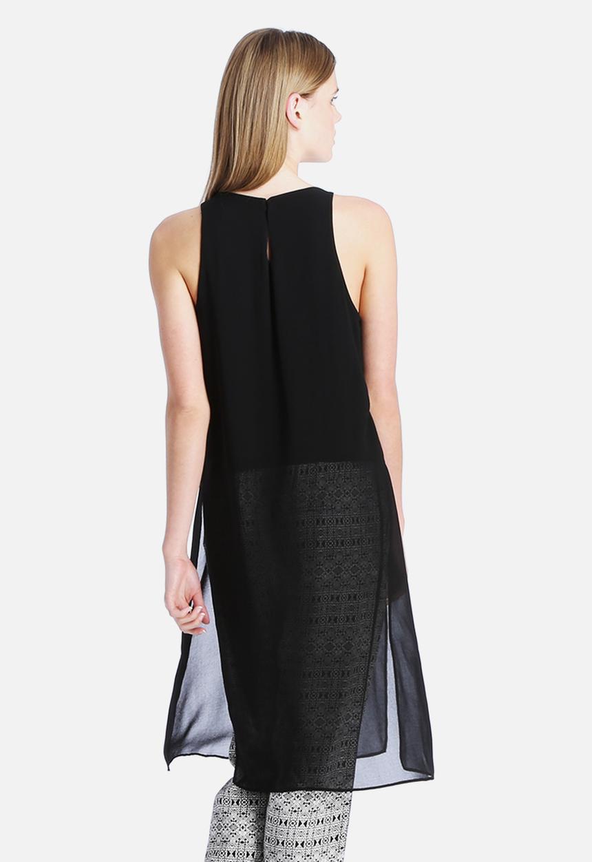New Look - Go Longline Split Side Tank