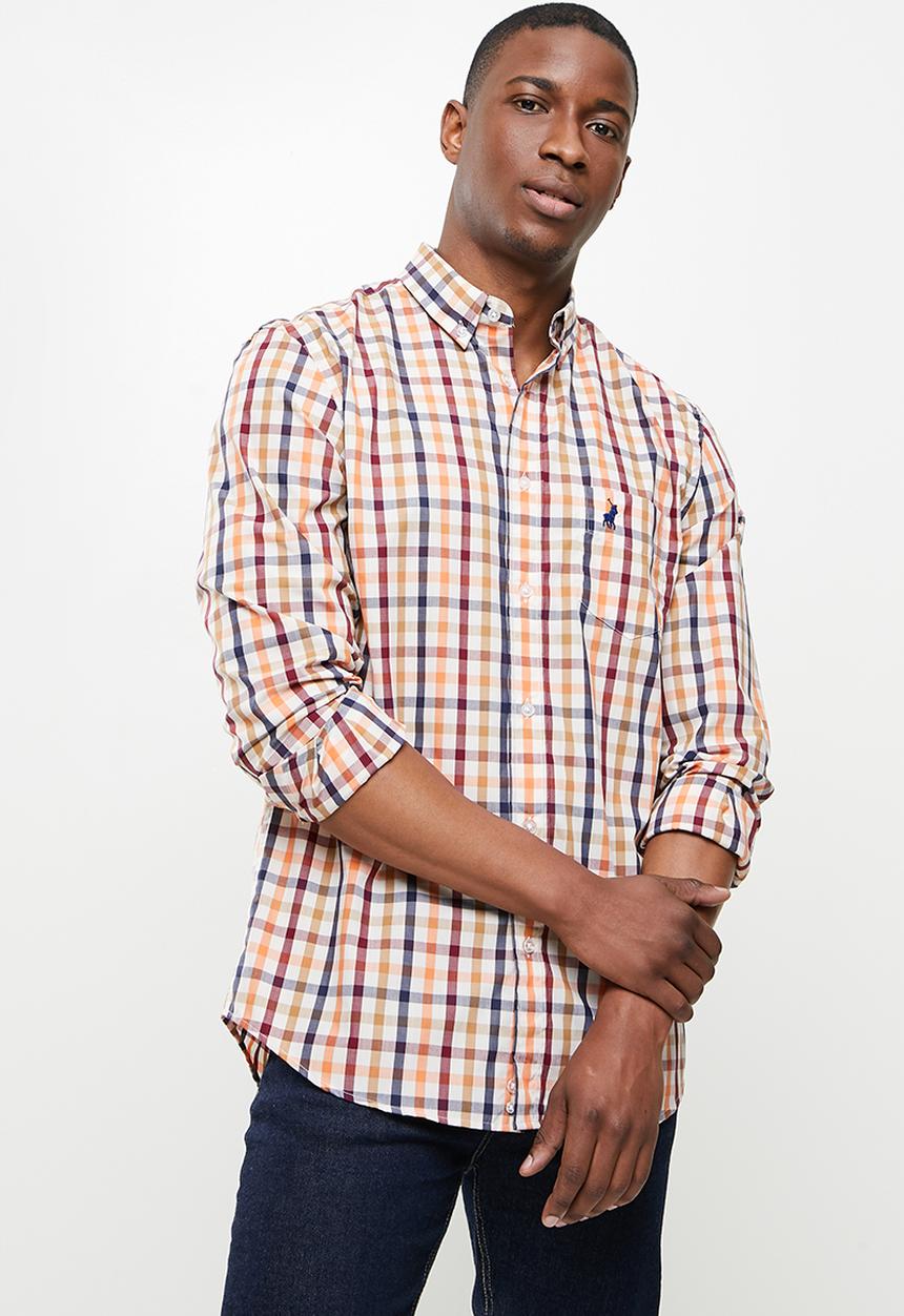 POLO - Trenton check long sleeve weekender shirt - multi 