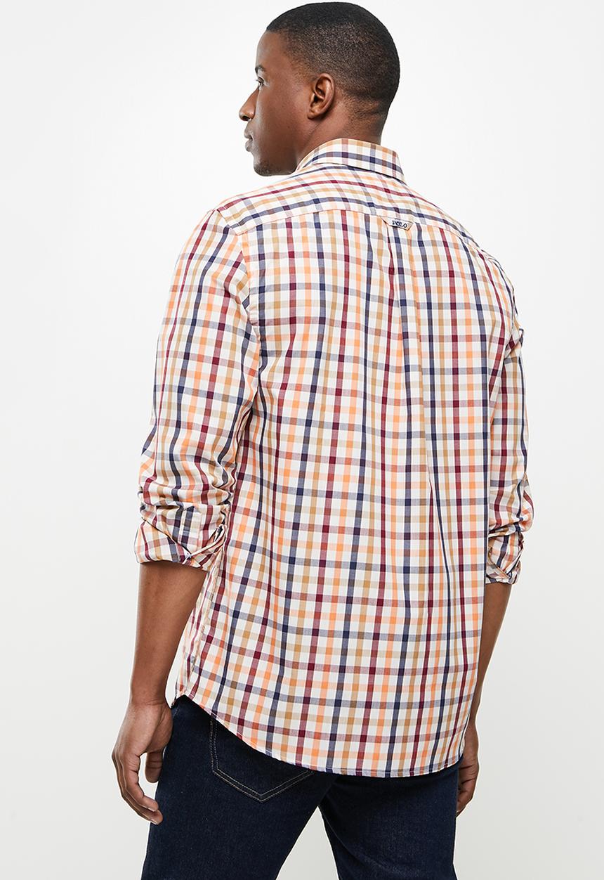 POLO - Trenton check long sleeve weekender shirt - multi 