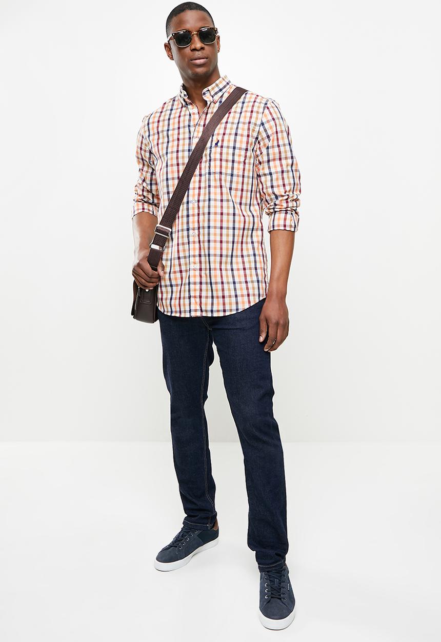 POLO - Trenton check long sleeve weekender shirt - multi 