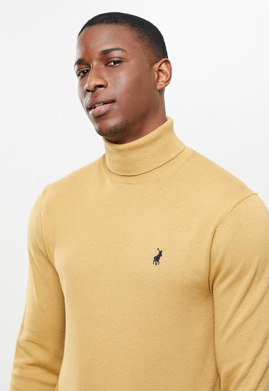 POLO - Brad merino roll neck knit - camel