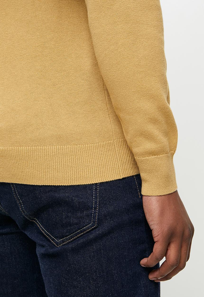 POLO - Brad merino roll neck knit - camel