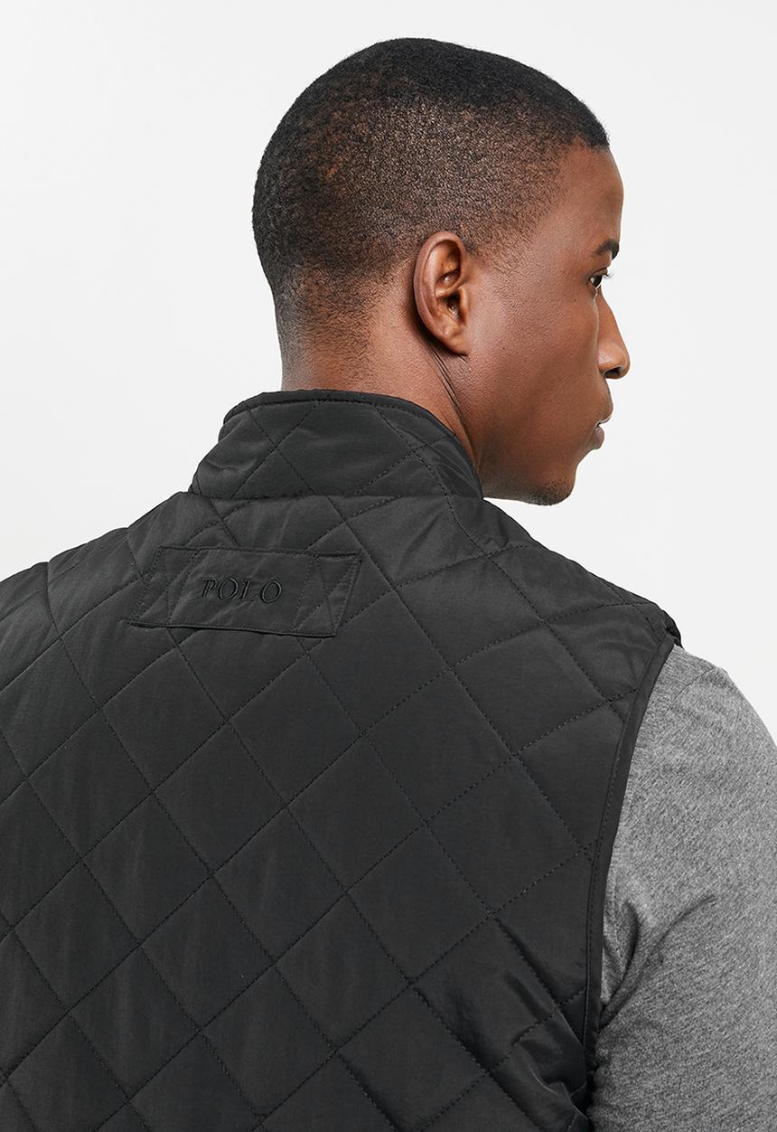 POLO - Akbar quilted sl puffer - black