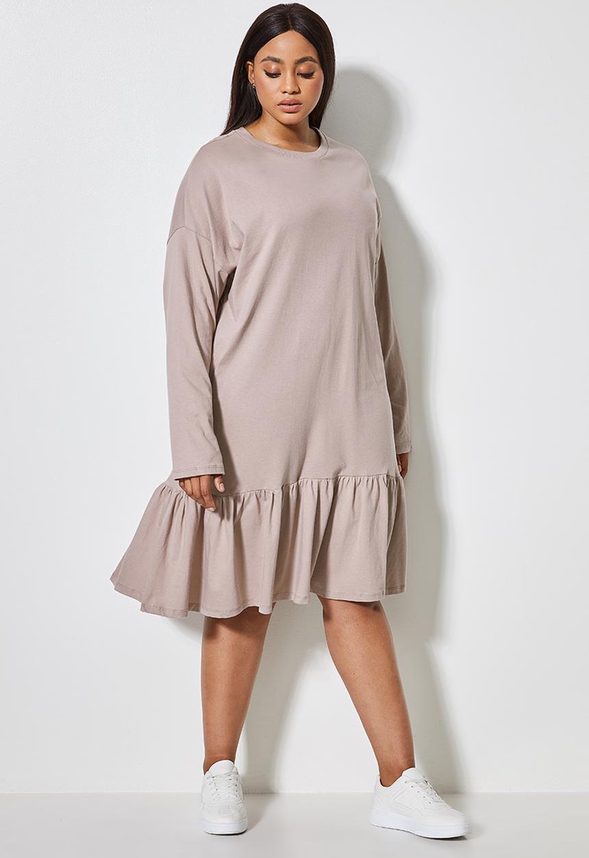 Superbalist - Dropped waist t-shirt dress - light purple
