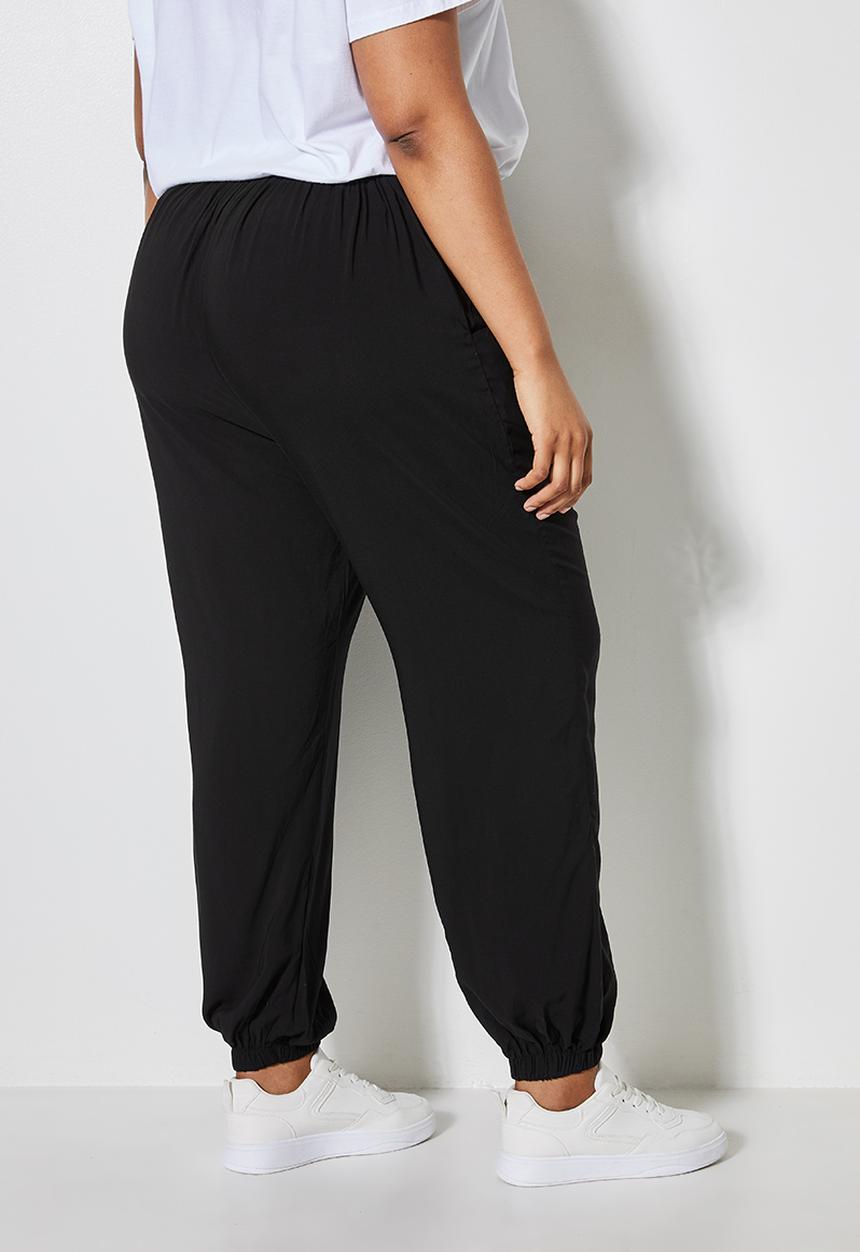 Superbalist - Easy pull on pant - black