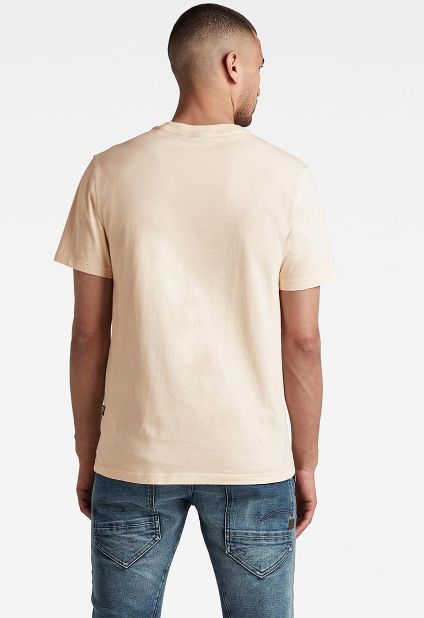 G-STAR - Graphic raw T-shirt - ecru