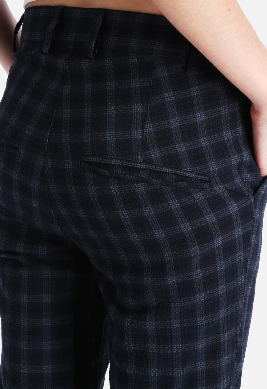 Native Youth - Textured Check Cigarette Trouser