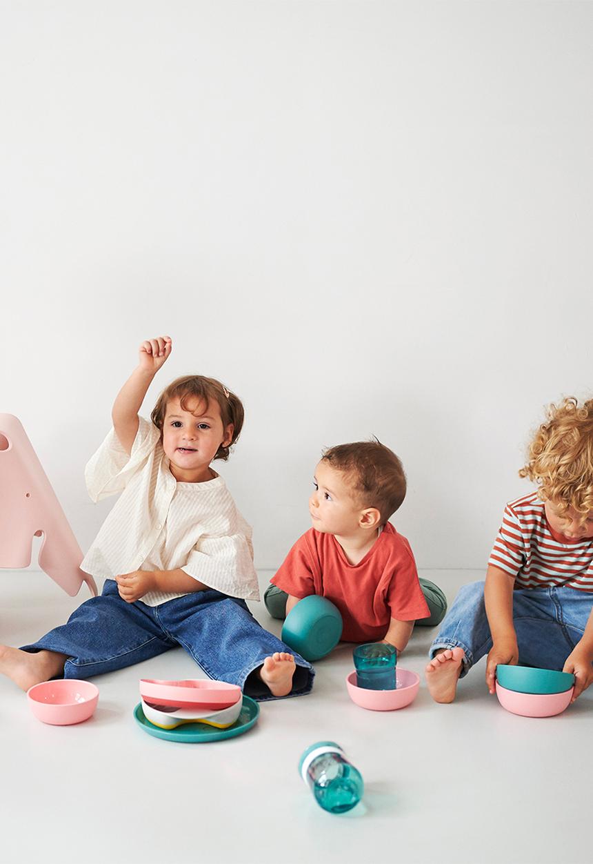 Mepal - Mio children's bowl - deep pink 