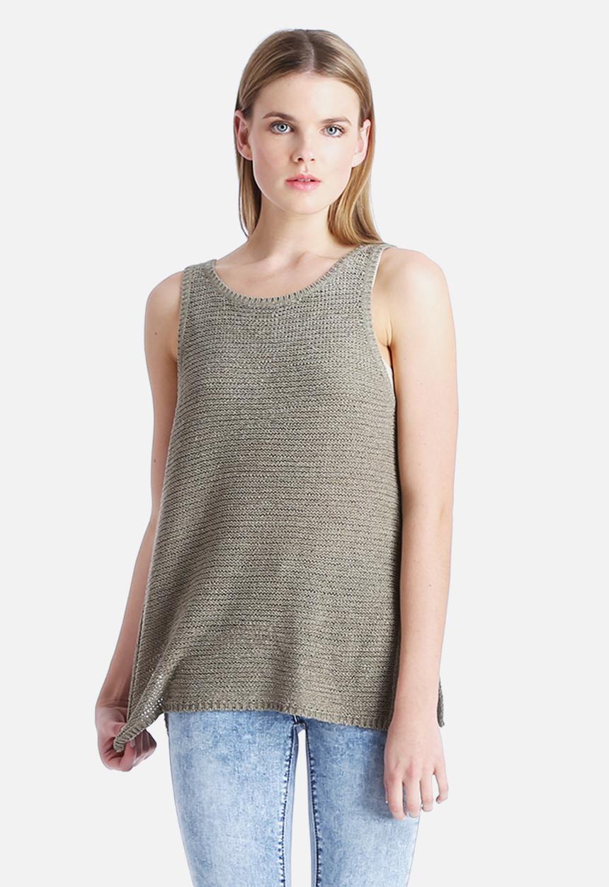 New Look - Bar Back Knit Vest