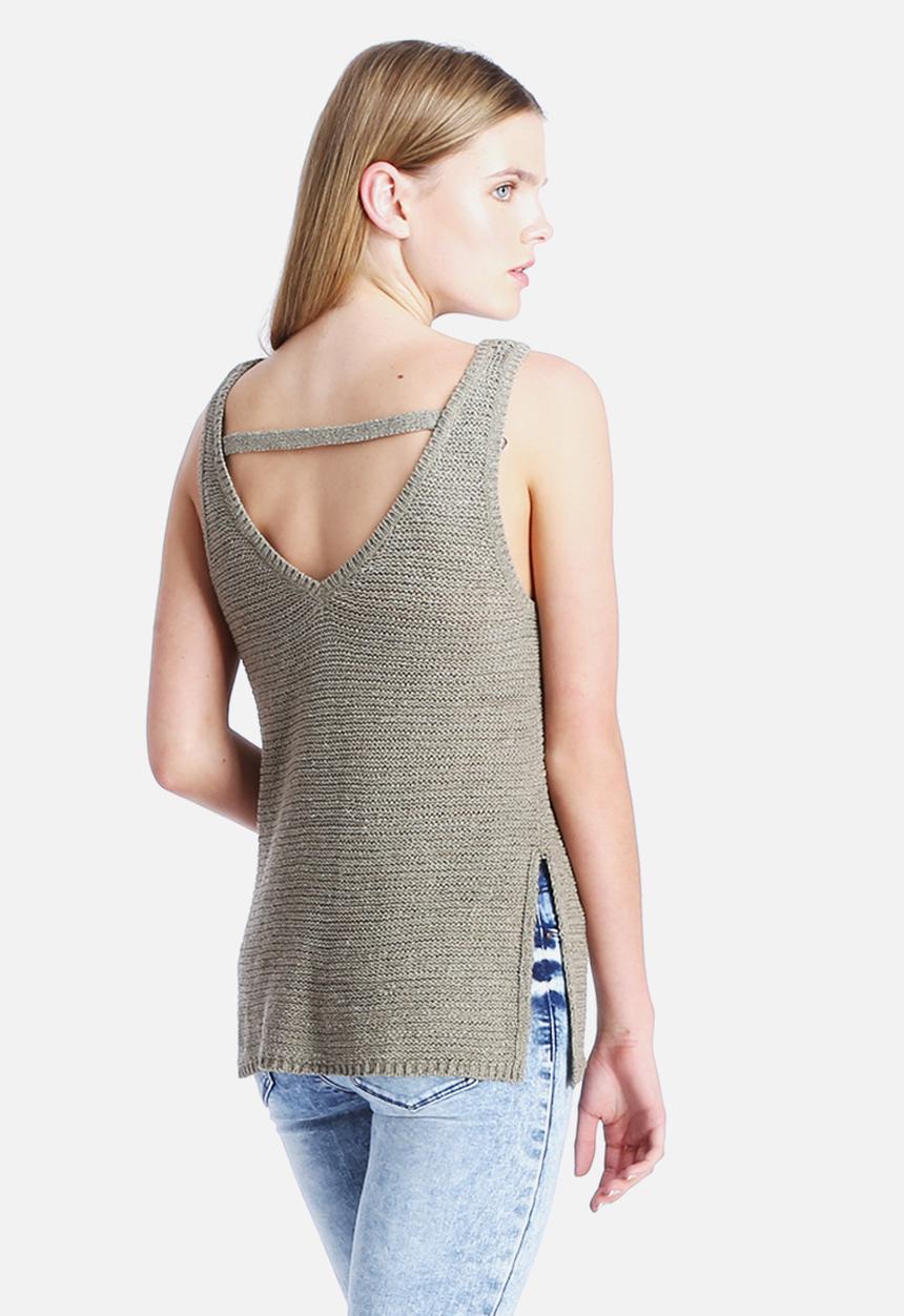 New Look - Bar Back Knit Vest