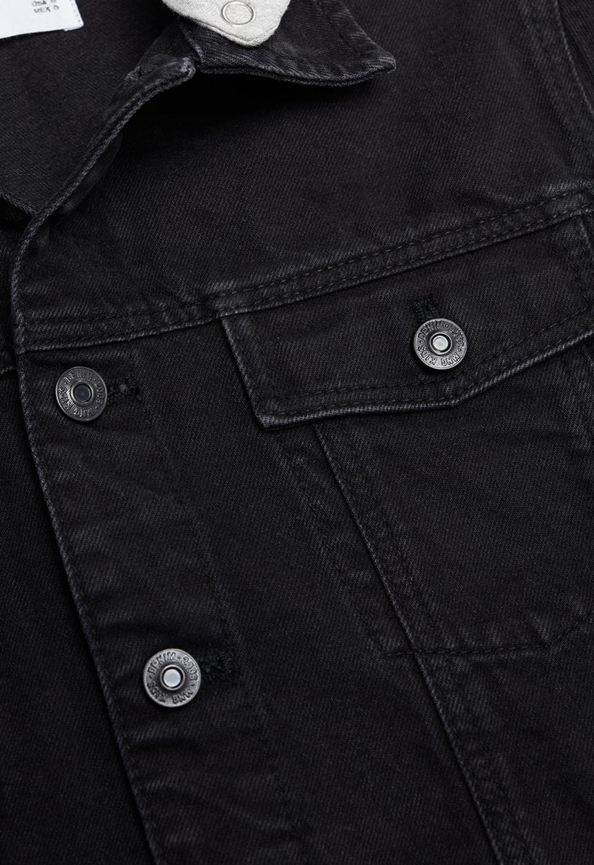 MANGO - Jacket misty - black