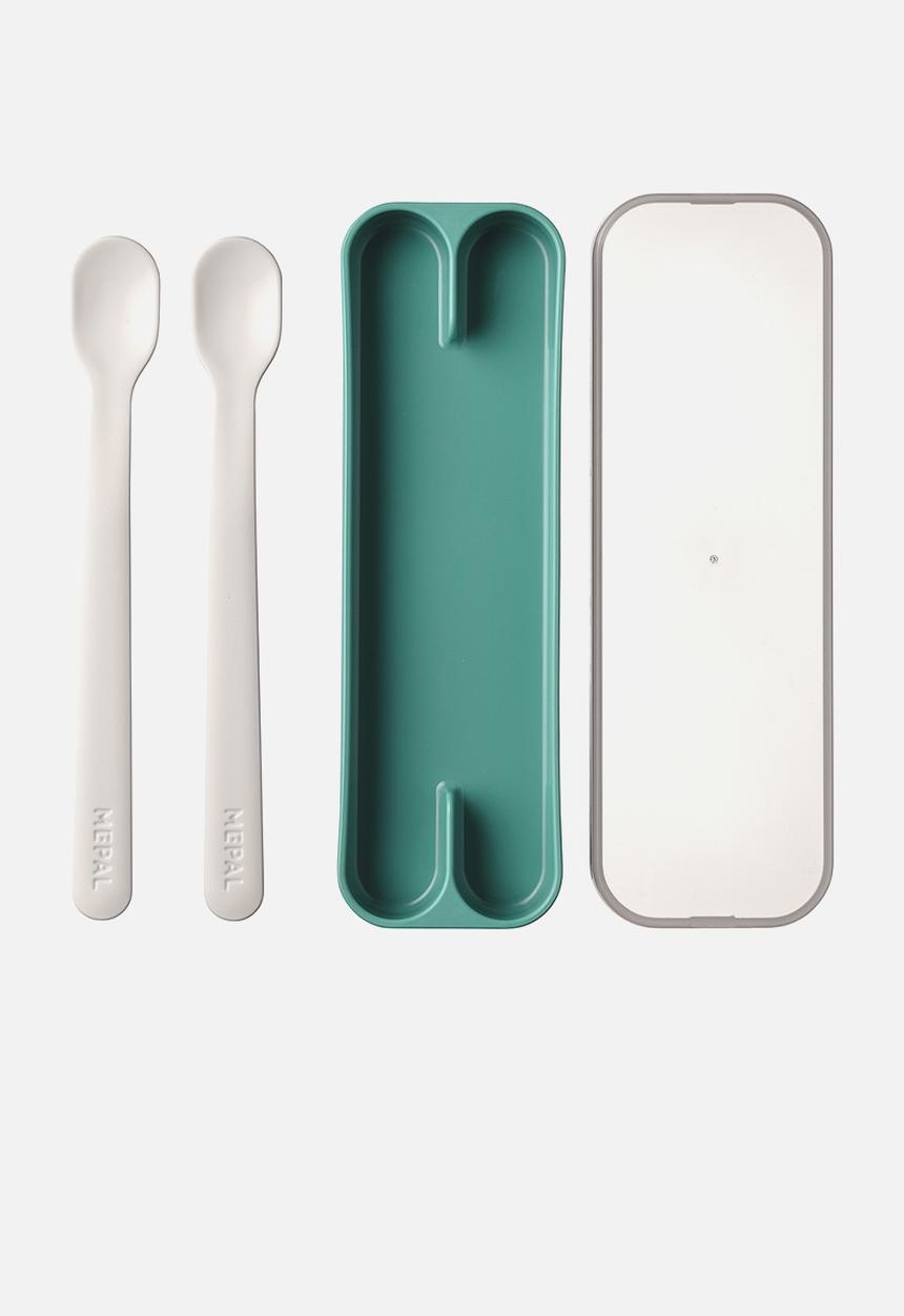 Mepal - Mio feeding  spoon set 2pcs - deep turquoise 