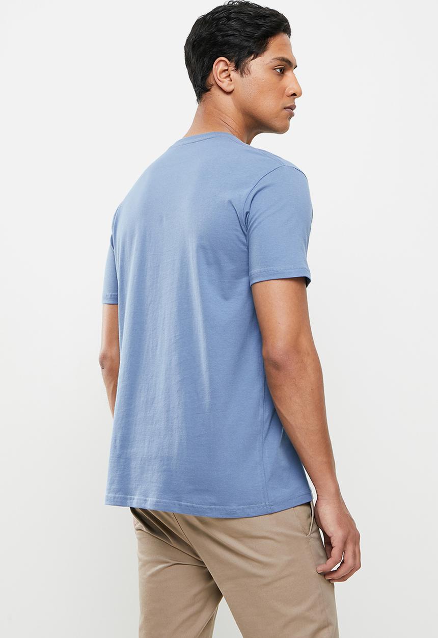 Quiksilver - Words remain tee - cobalt