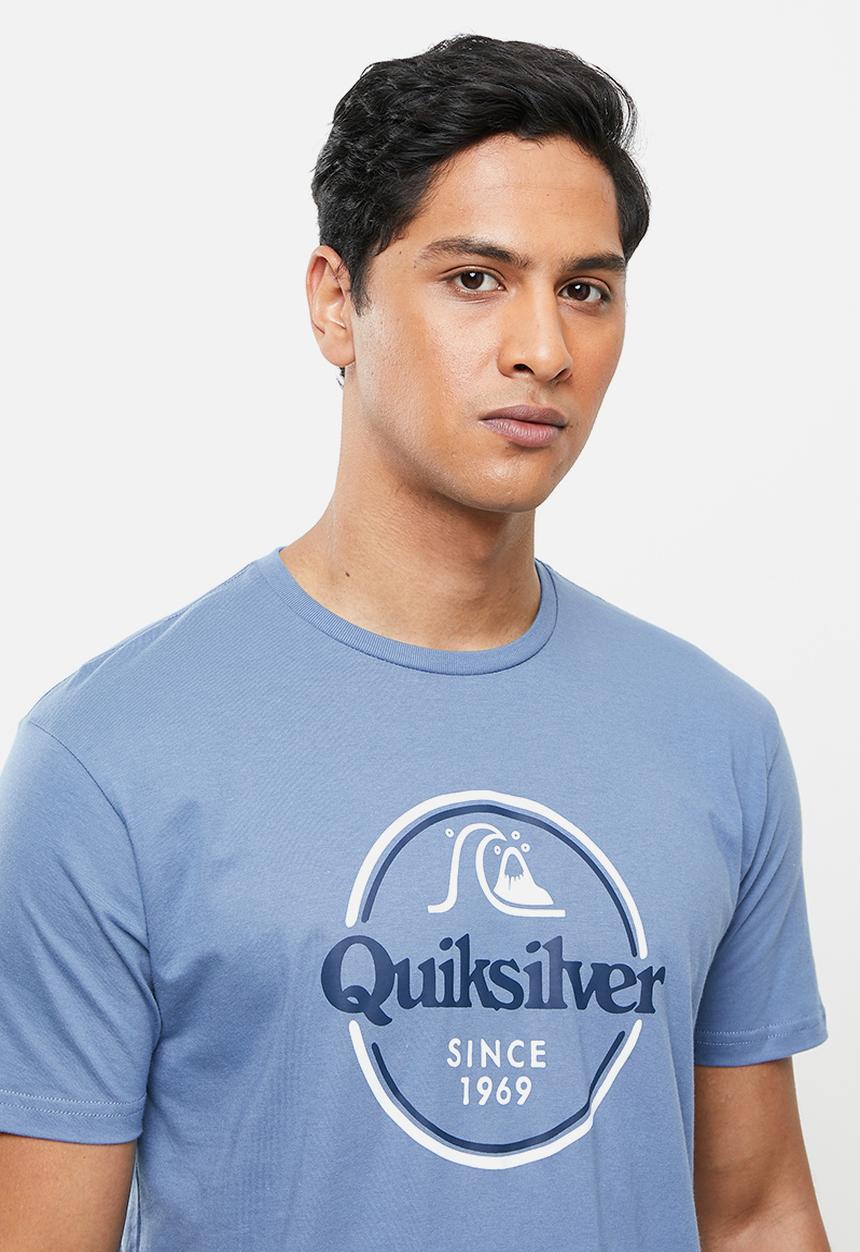Quiksilver - Words remain tee - cobalt